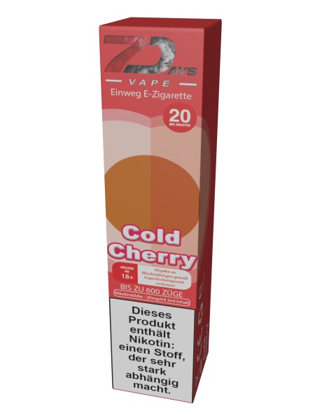 7Days Vape 600 - Cold Cherry