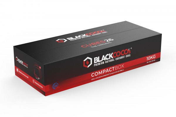 Black Cocos 26 Kokoskohle 10kg - Retail Box
