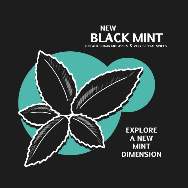 hookahSqueeze Tubes 25g - Black Mint