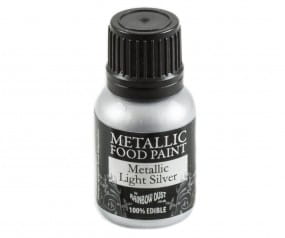 Rainbow Dust Metallic Paint - Light Silver