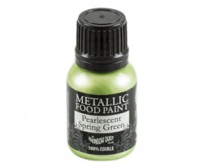 Rainbow Dust Metallic Paint - Pearlescent Spring Green