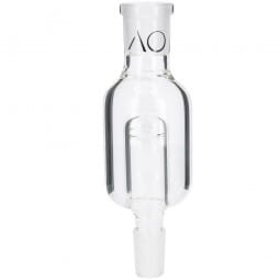 AO Glas Molassefänger 18/8 Zylinder - Clear